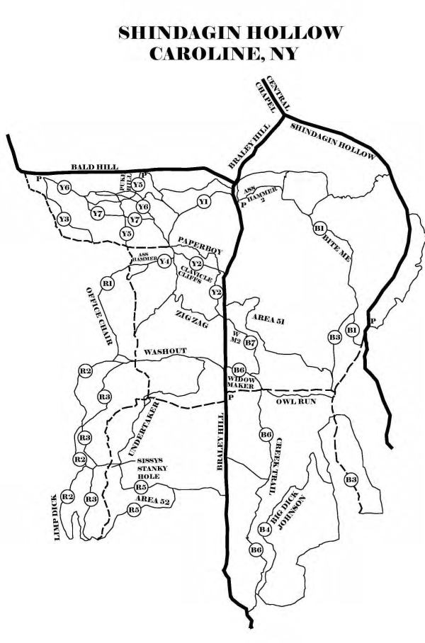 Trail Nick Names, used by local riders